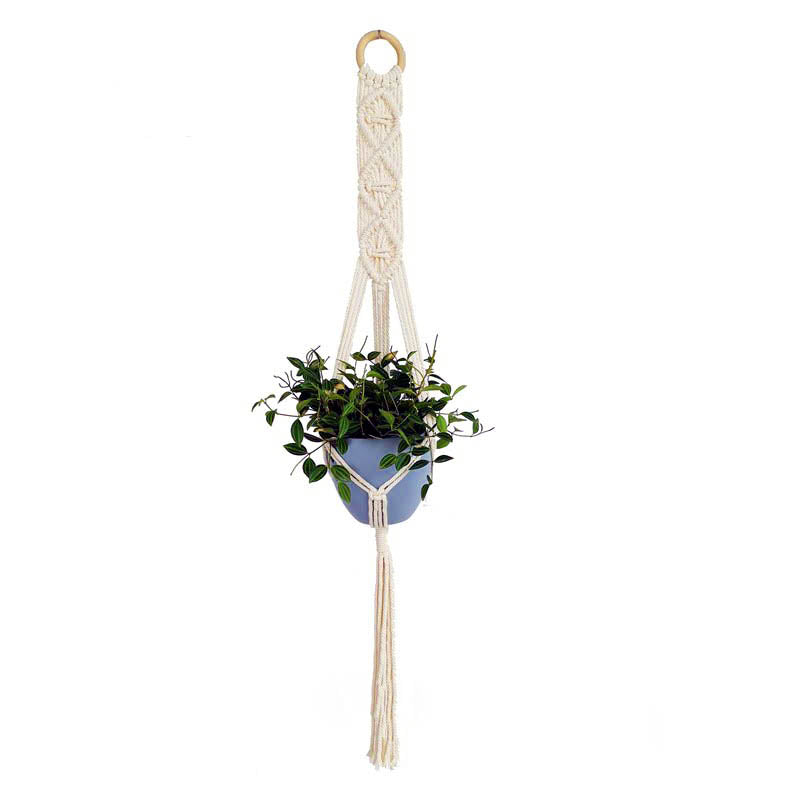 Hot sales 100% handmade macrame plant hanger flower /pot hanger for wall decoration countyard garden