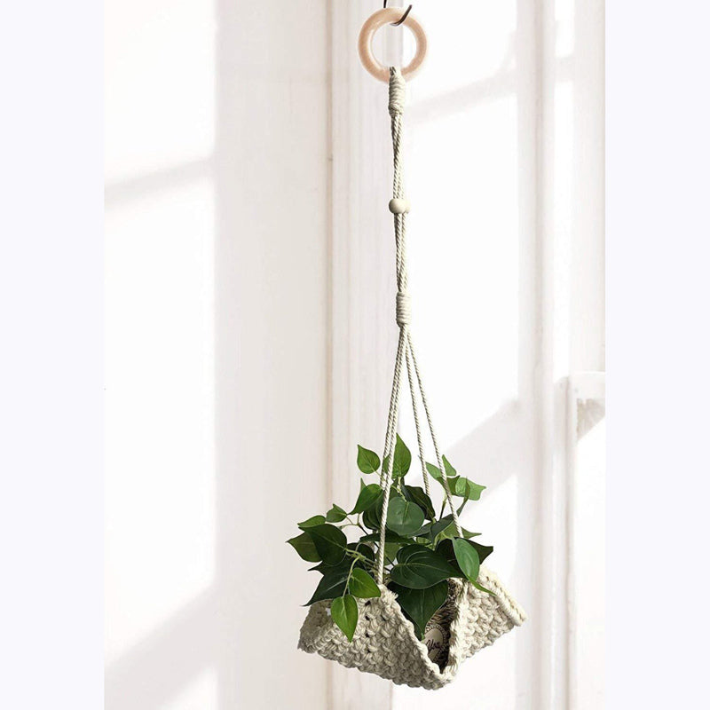 Hot sales 100% handmade macrame plant hanger flower /pot hanger for wall decoration countyard garden