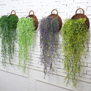 Artificial Fake Silk Flower Vine Garden Decoration Hanging Garland Plant Artificial Plants Home Garden Wedding Decor